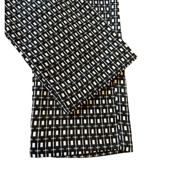 Margaret M‎ Slimming Pants- Size Medium M Black and White EUC - Picture 2 of 5